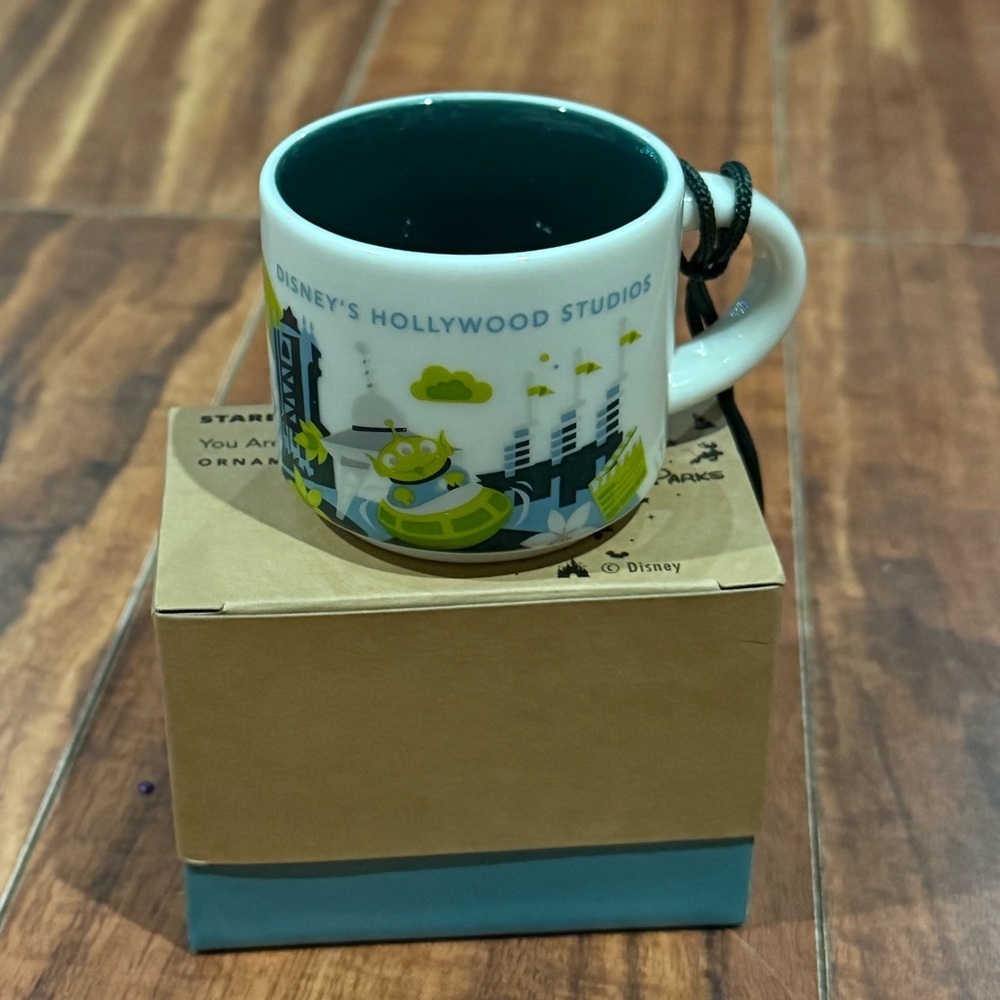 Hollywood Studios Disney Parks You Are Here ORNAMENT Mini Mug 2 oz NWT In box